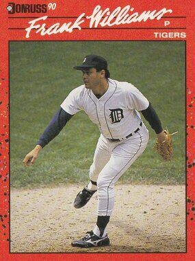 Frank Williams - Donruss 90 Baseball Card